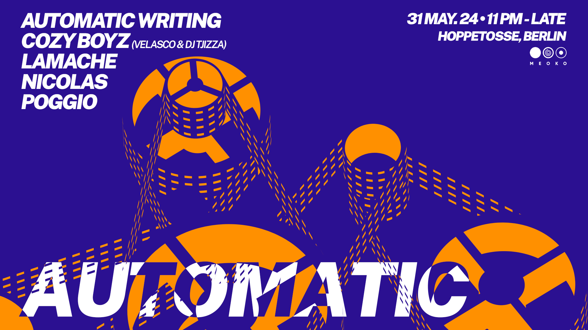 Automatic: Lamache, Cozy Boyz, Poggio, Automatic Writing - Página trasera
