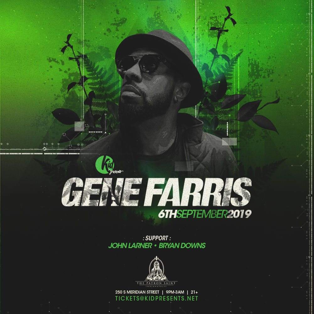 Gene Farris - フライヤー表