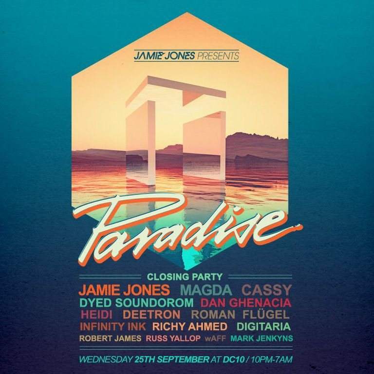Jamie Jones presents Paradise - Closing Party - Página frontal