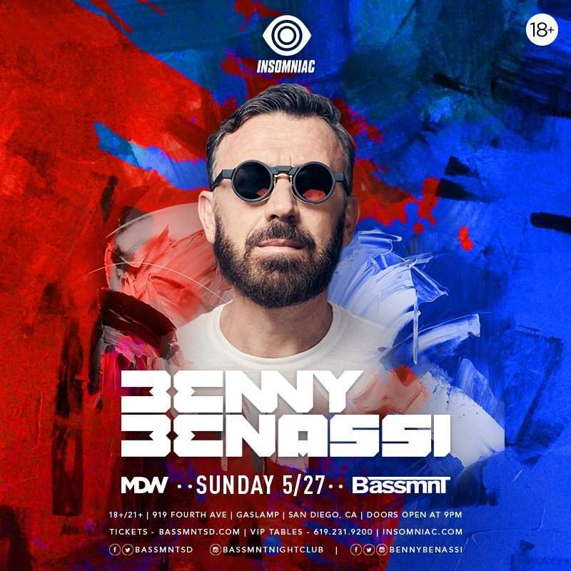 Benny Benassi x Insomniac Events at Bassmnt Sunday - Página frontal