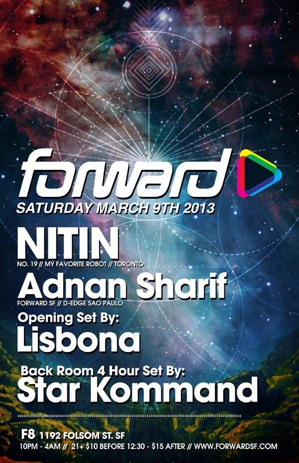 Forward Intimate Session w Nitin, Adnan Sharif, Star Kommand - Página frontal