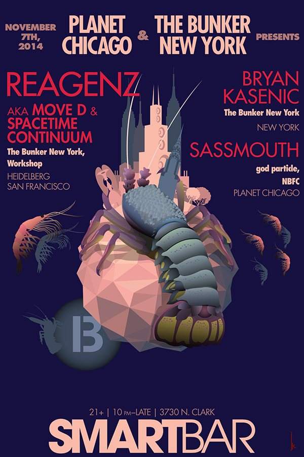 Planet Chicago and The Bunker New York Welcome Reagenz - Bryan Kasenic - Sassmouth - Página frontal