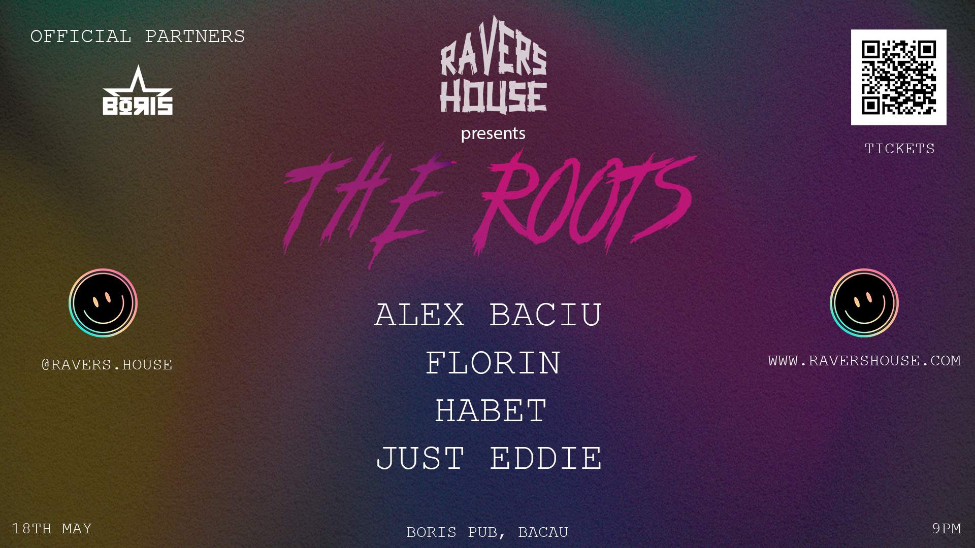 Ravers House presents 'The Roots' - フライヤー表