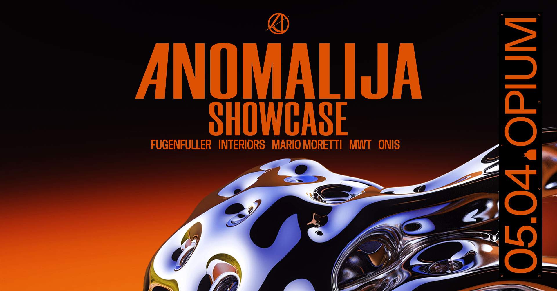 Anomalija showcase: FugenFüller, Interiors, Mario Moretti, MWT, Onis - フライヤー表