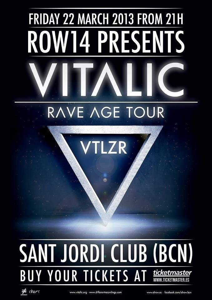 Vitalic Vtlzr Rave Age Tour at Sant Jordi Club, Barcelona