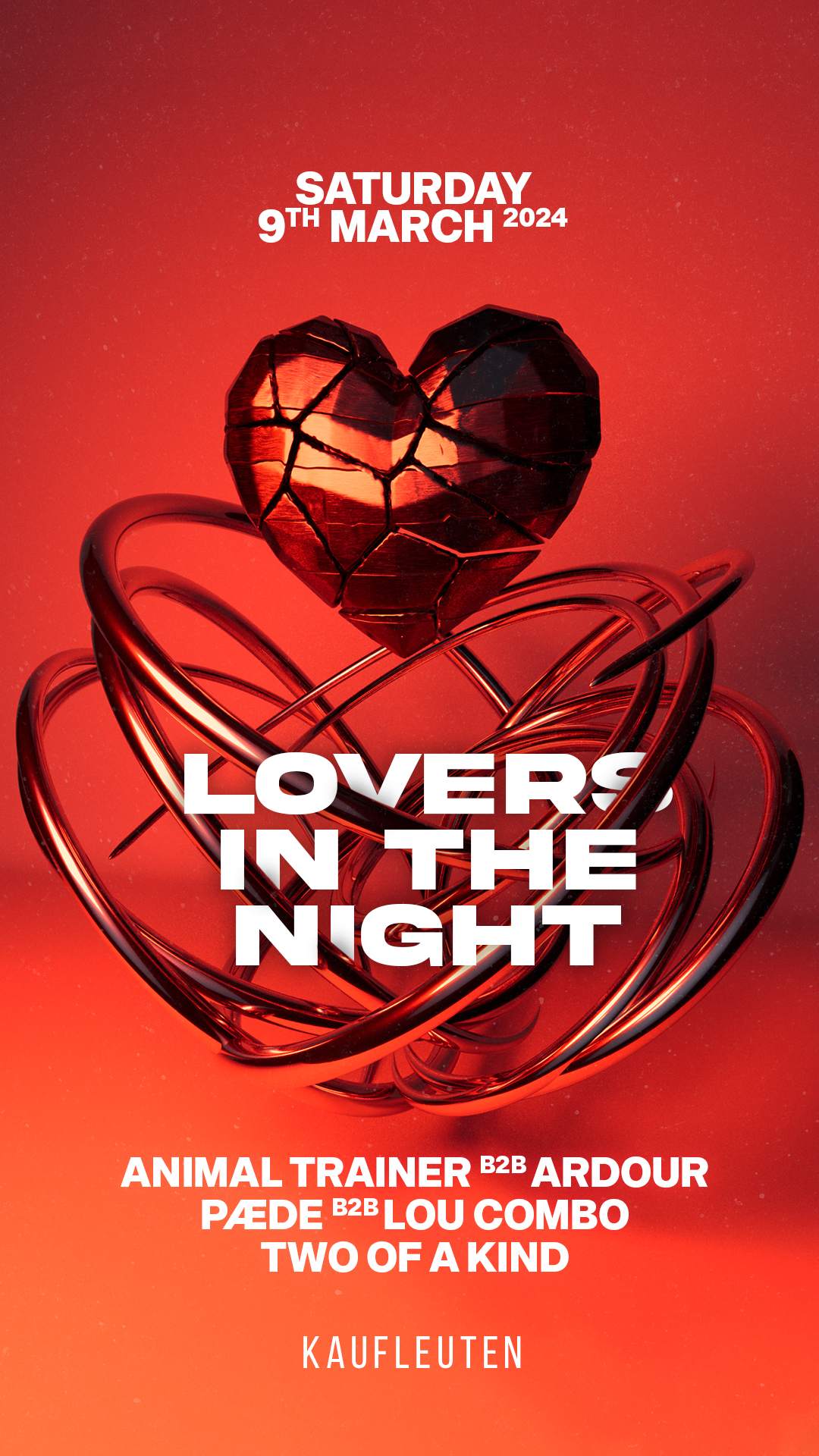 Lovers In The Night - フライヤー表