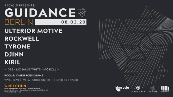 Recycle presents: Guidance Berlin feat. Ulterior Motive - Página frontal