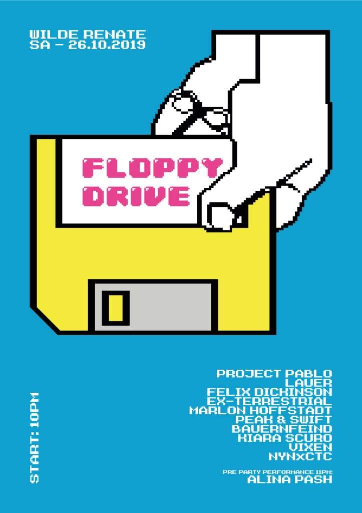 Floppy Drive w. Project Pablo, Lauer, Felix Dickinson & More - フライヤー裏