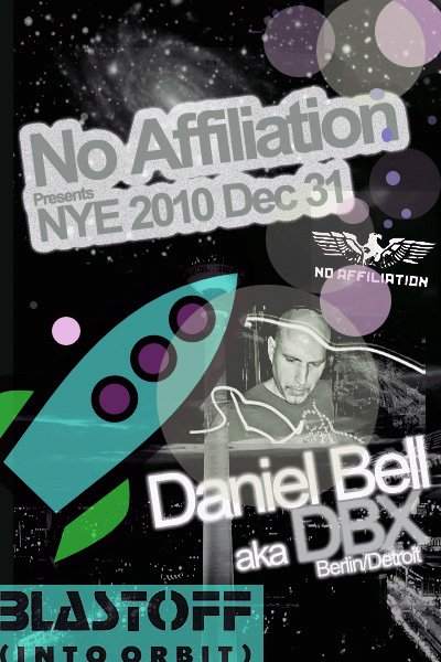 No Affiliation presents: Nye 2010 with Dan Bell - Página frontal