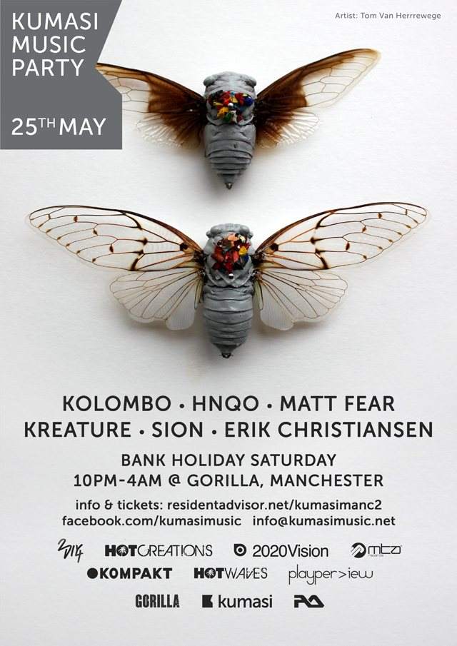 Kumasi Music Party with Kolombo, Hnqo, Sion, Matt Fear & Kreature - Página frontal