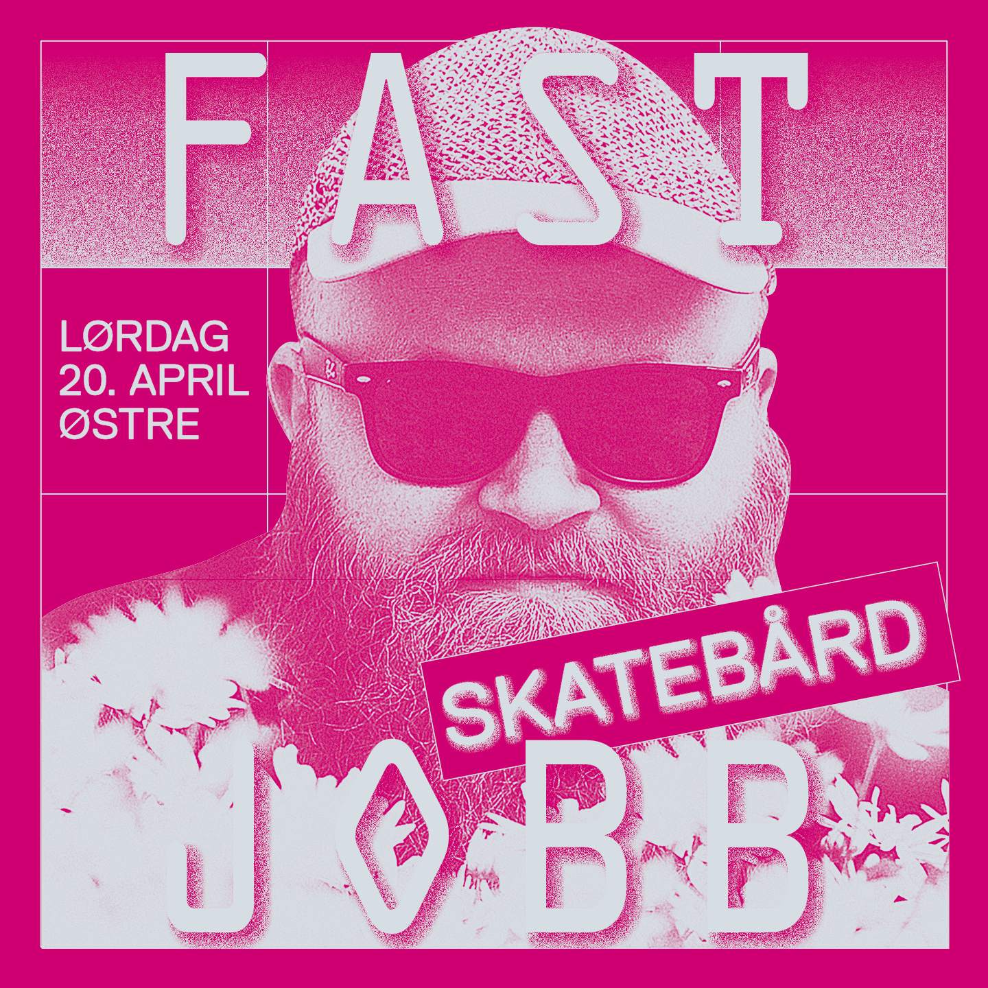 Fast jobb med Skatebård - フライヤー表