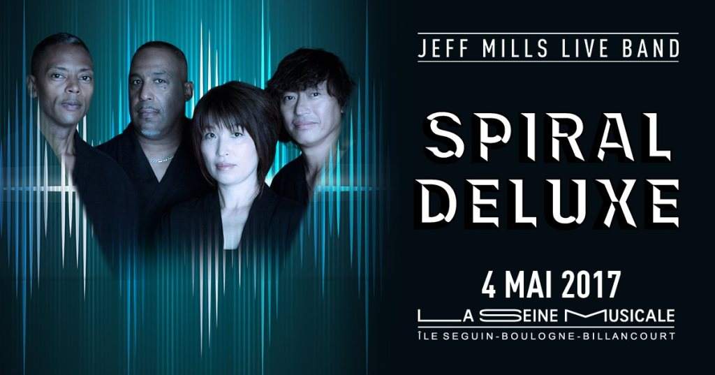 Jeff Mills - Spiral Deluxe - フライヤー表