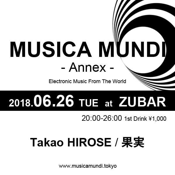 Musica Mundi - Annex - - Página frontal