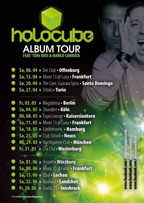Holocube Album Tour - フライヤー表