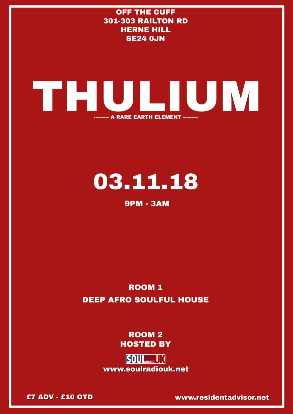 Thulium - A Rare Earth Element - フライヤー裏