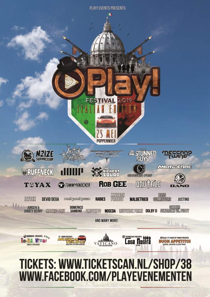 Play Festival: Italian Edition - フライヤー表
