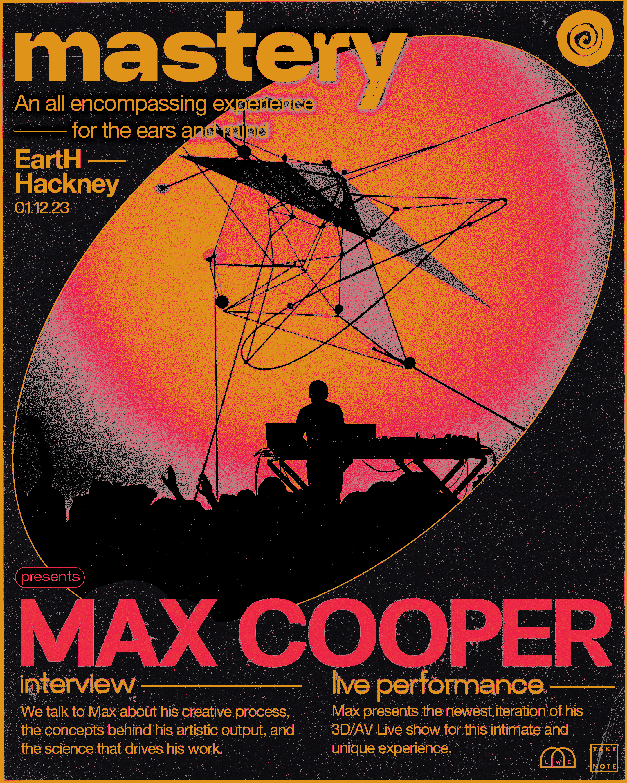 Mastery presents Max Cooper - Página frontal