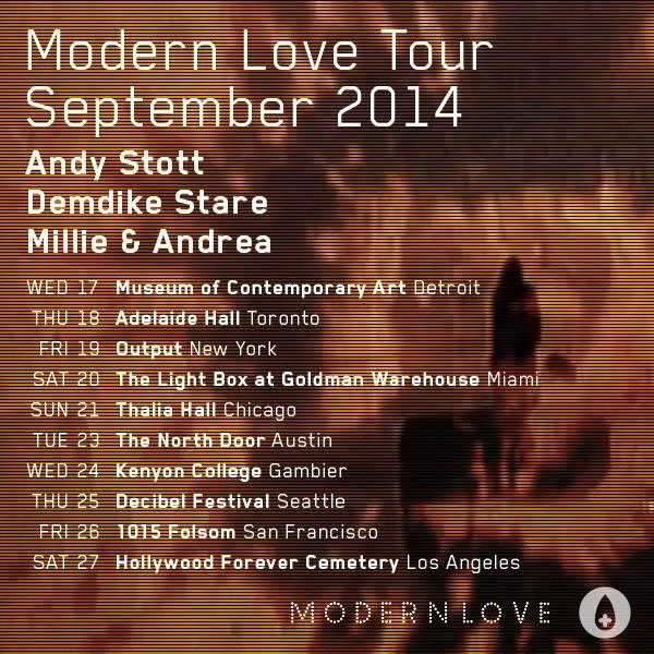 Modern Love Tour 2014 - Página frontal