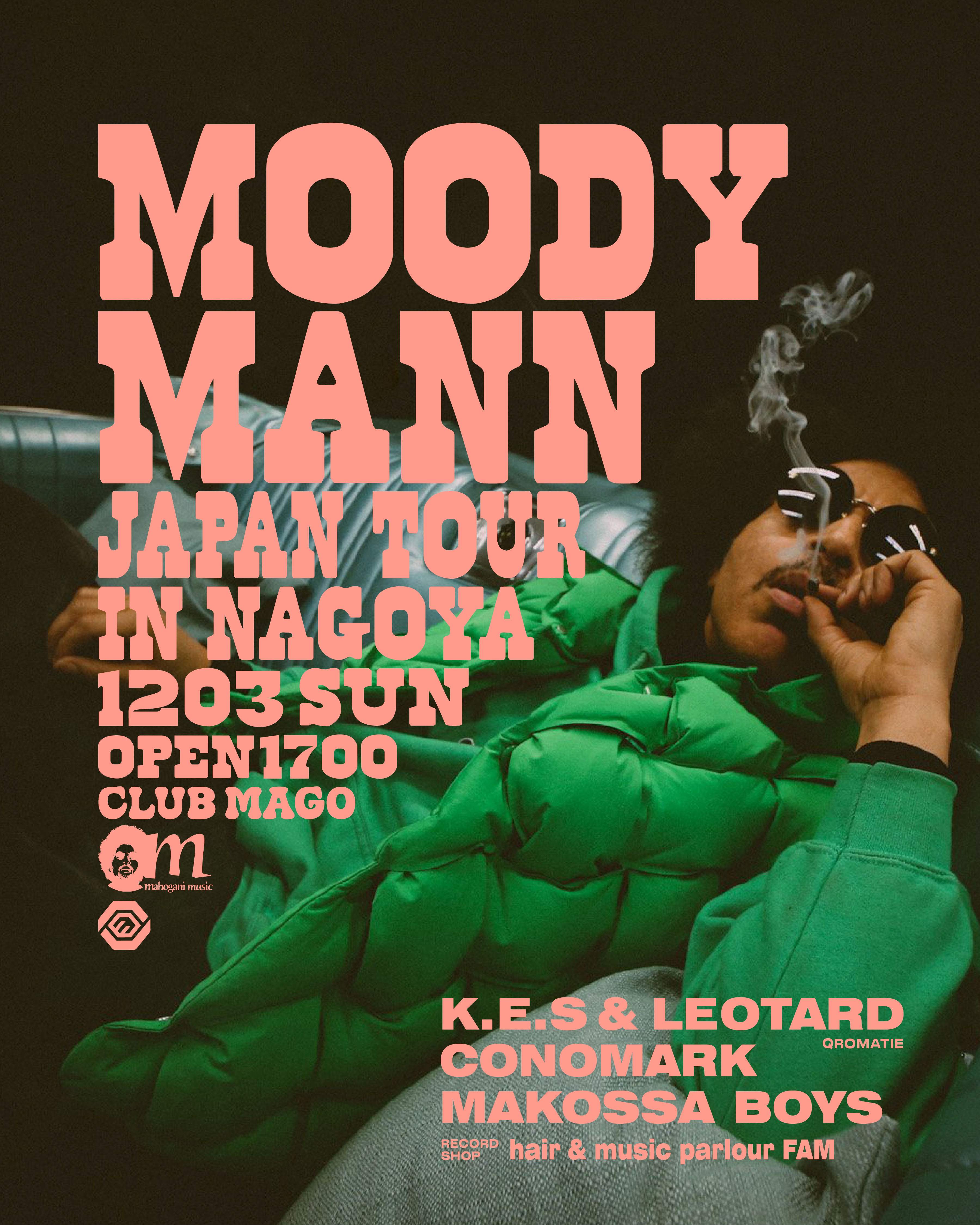 Moodymann Japan Tour in Nagoya - フライヤー表