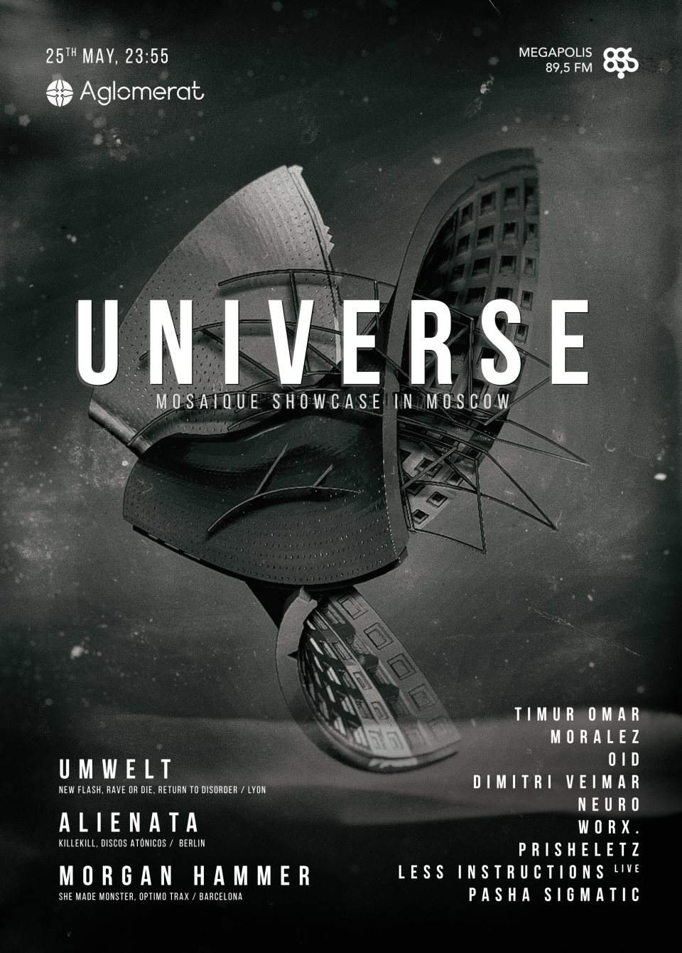 Universe: Mosaique Showcase - フライヤー表