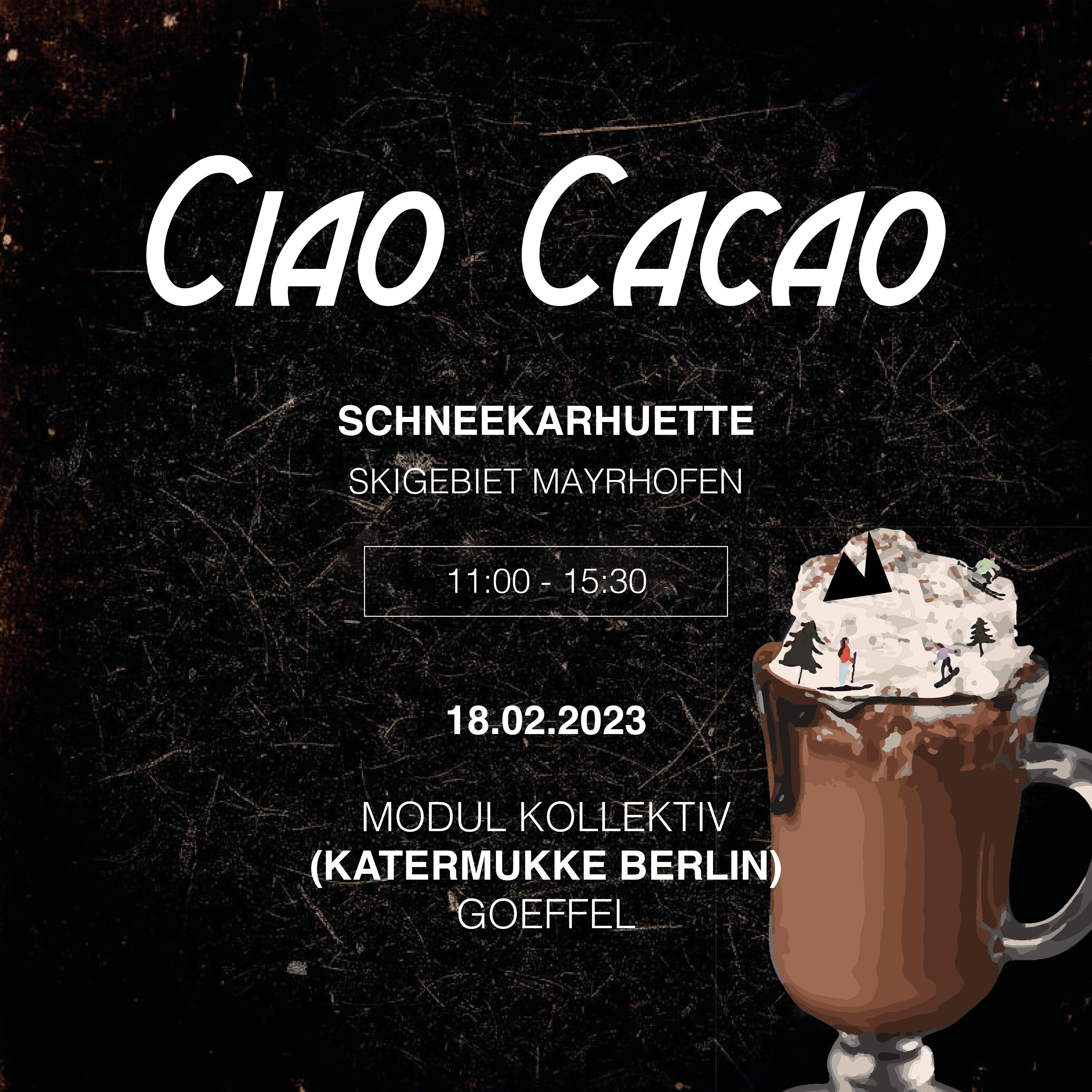 Ciao Cacao 2023 - Página frontal