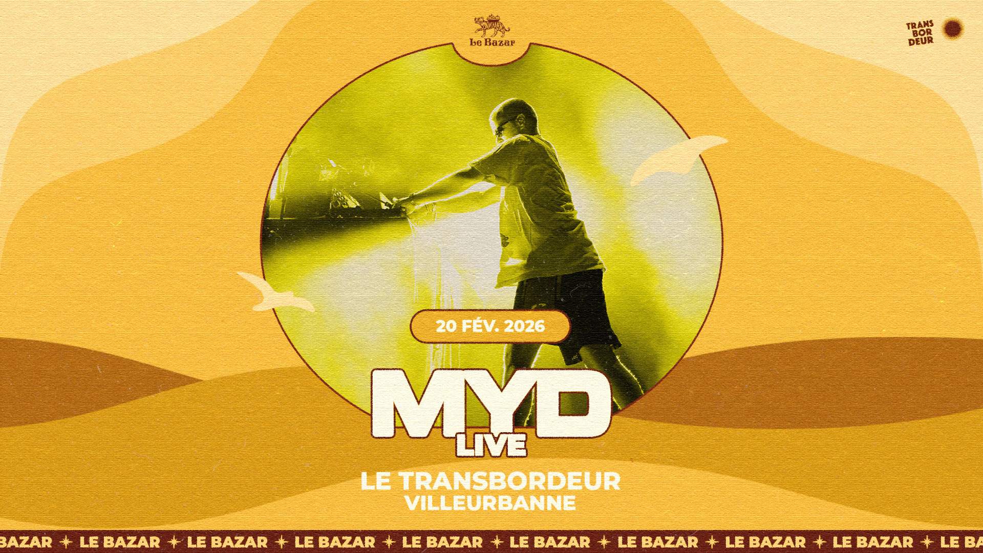 Myd LIVE - Verso du flyer