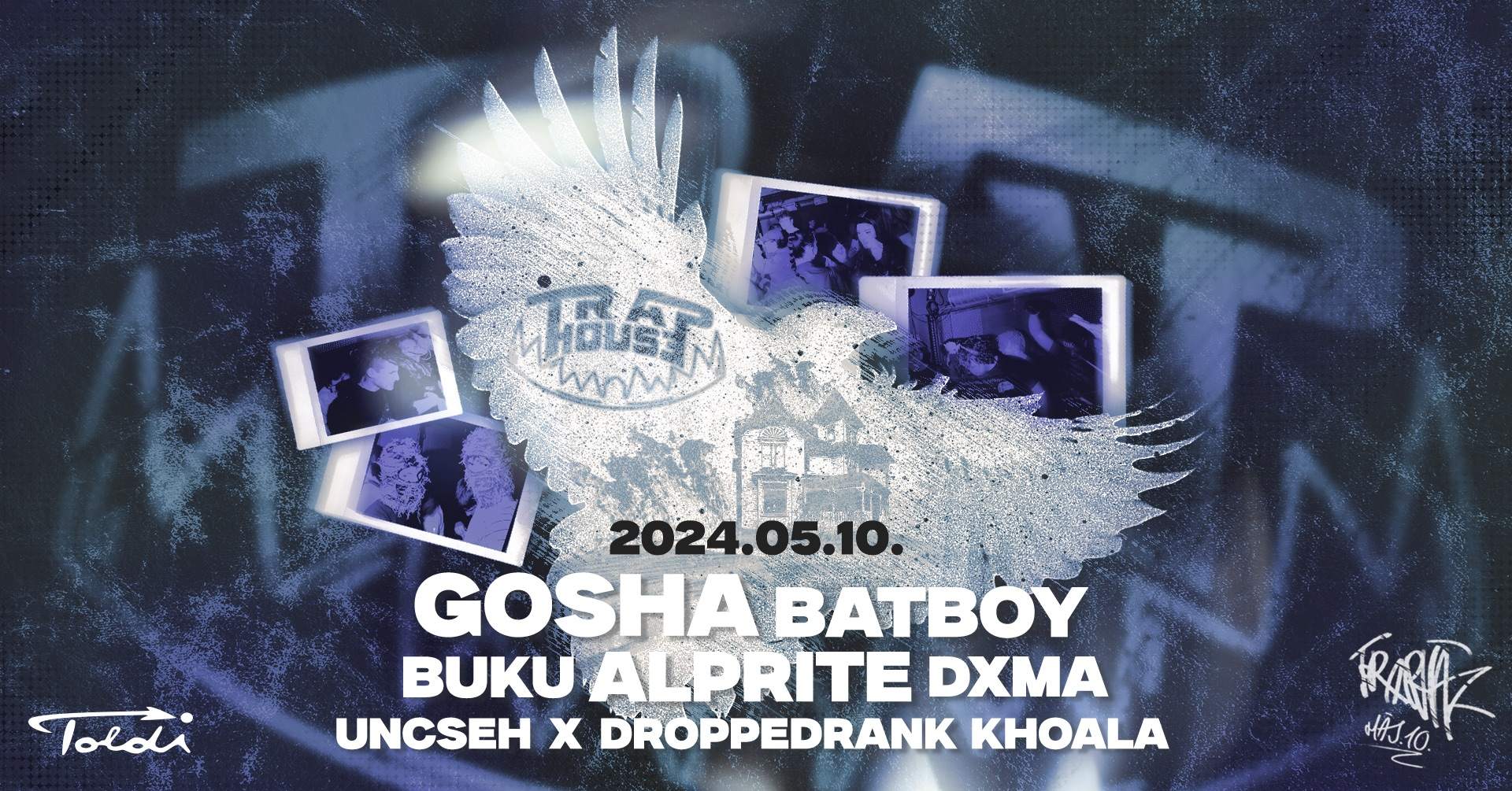 TRAPHOUSE pres.: GOSHA / BATBOY - Página frontal