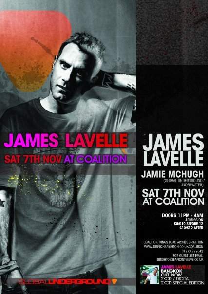 James Lavelle & Jamie Mchugh - フライヤー表