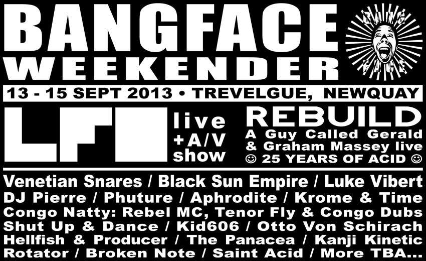 [CANCELLED] Bang Face Weekender 2013 - Página frontal