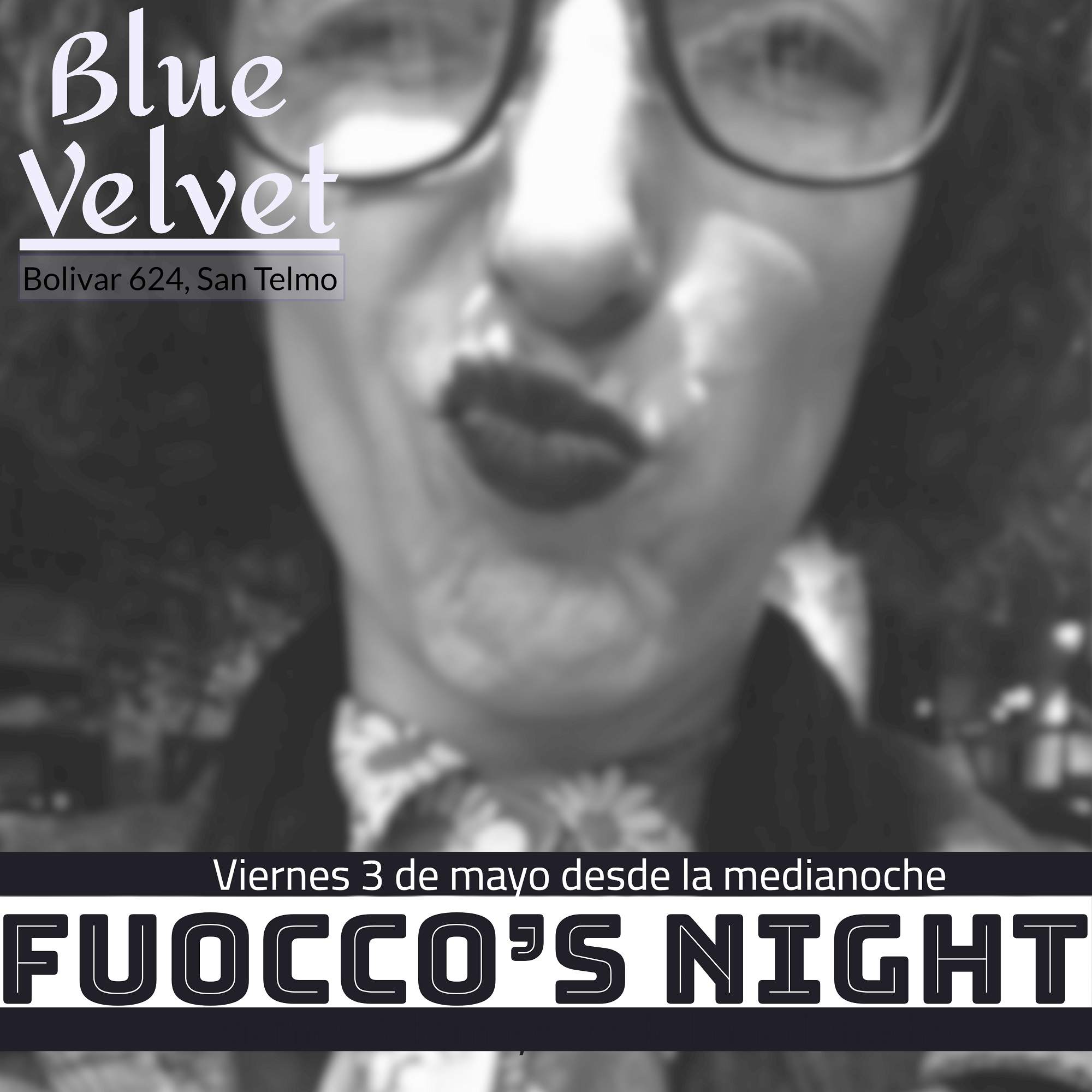 Fuocco's NIGHT - フライヤー表