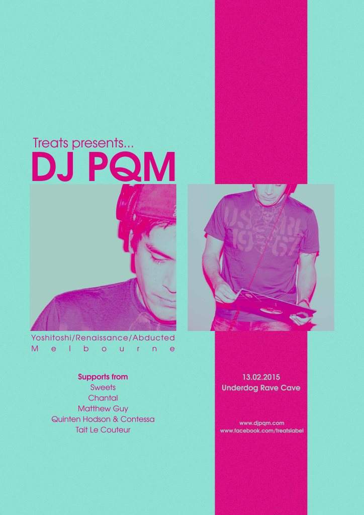 Treats presents DJ PQM - Página frontal