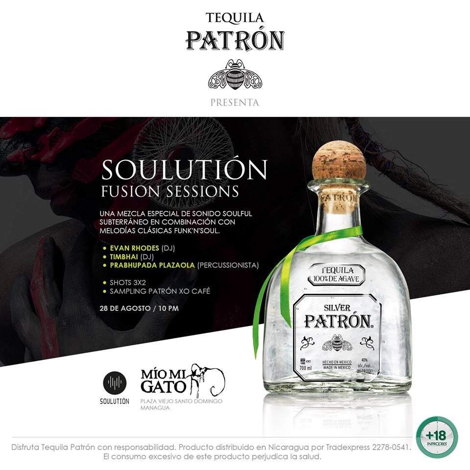 Tequila Patrón presenta Soulutión Fusion Sessions - Página frontal