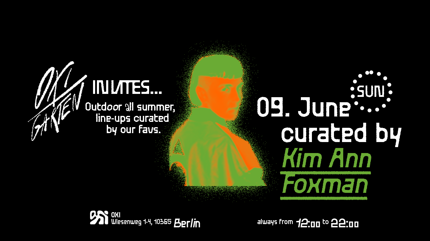 OXIgarten Invites: Kim Ann Foxman [OpenAir] - Página frontal