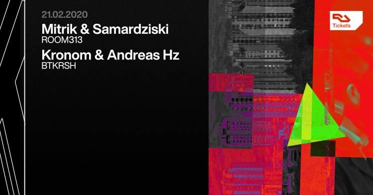 Mitrik, Samardziski, Kronom & Andreas Hz - フライヤー表