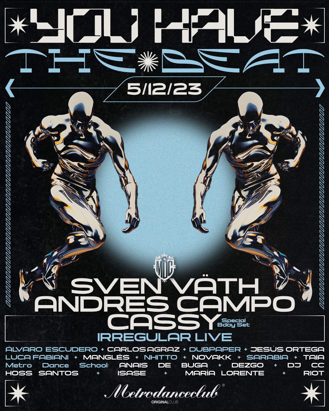 YOU HAVE THE BEAT - Sven Vath - フライヤー表