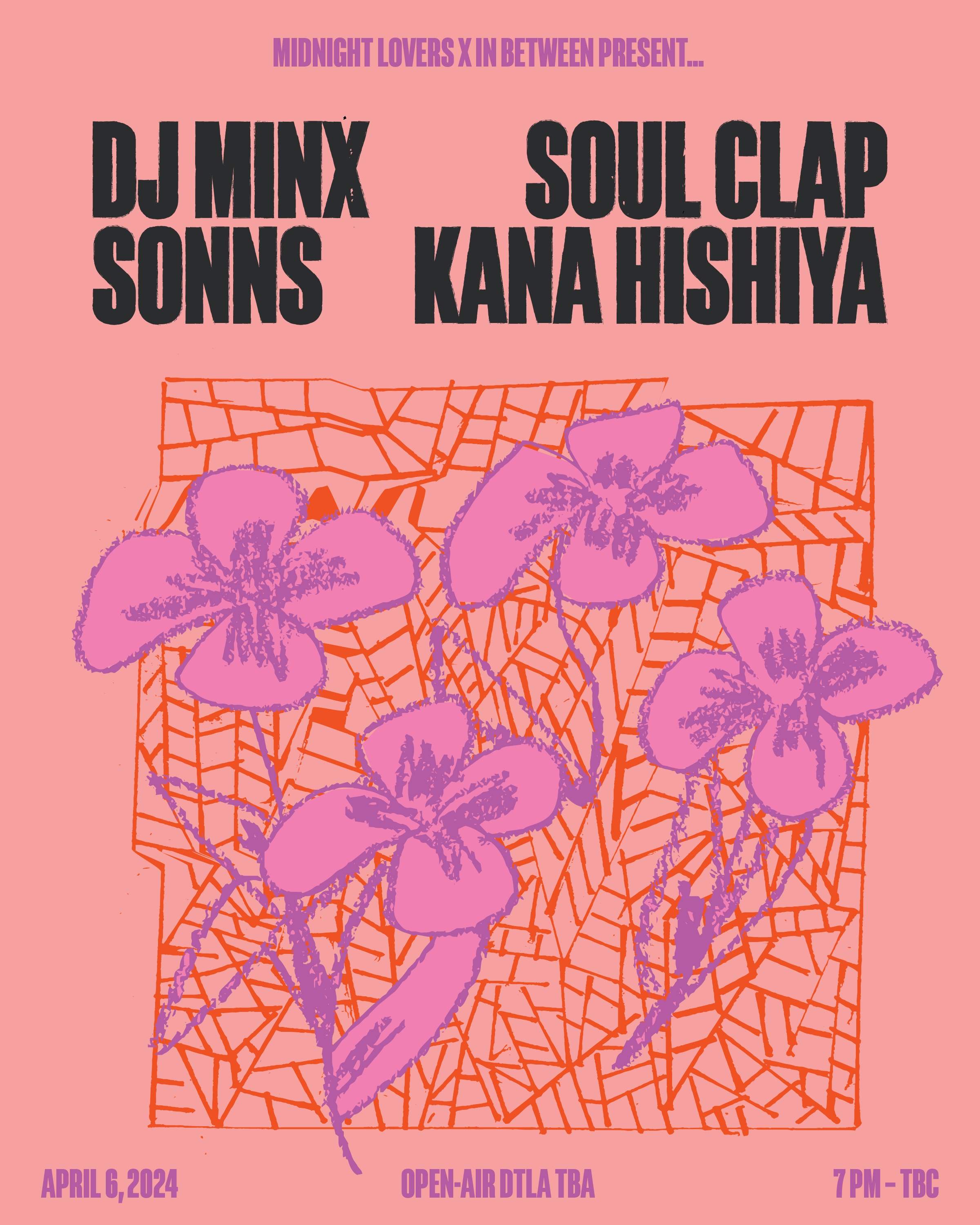 Midnight Lovers & In Between present Soul Clap & DJ Minx  - フライヤー表