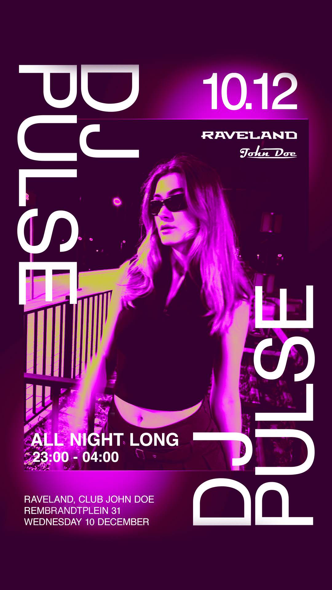 RAVELAND: Hard Techno Rave w/ Pulse [TR] at John Doe, Amsterdam