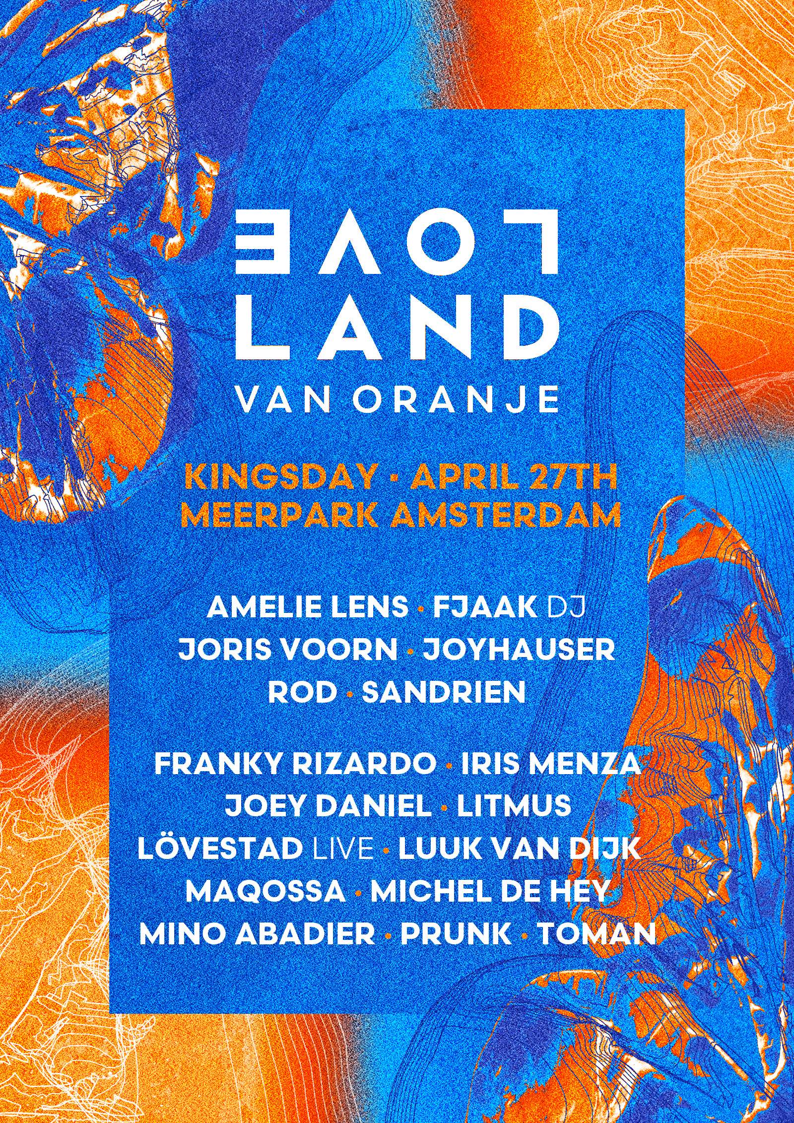 Loveland van Oranje 2023 - フライヤー表