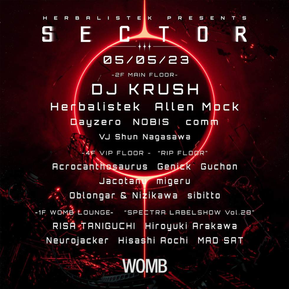 Herbalistek presents SECTOR -A Bass Music Experience- - Página frontal