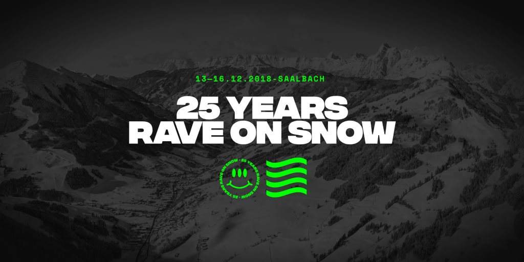 Rave On Snow 2018 - フライヤー表