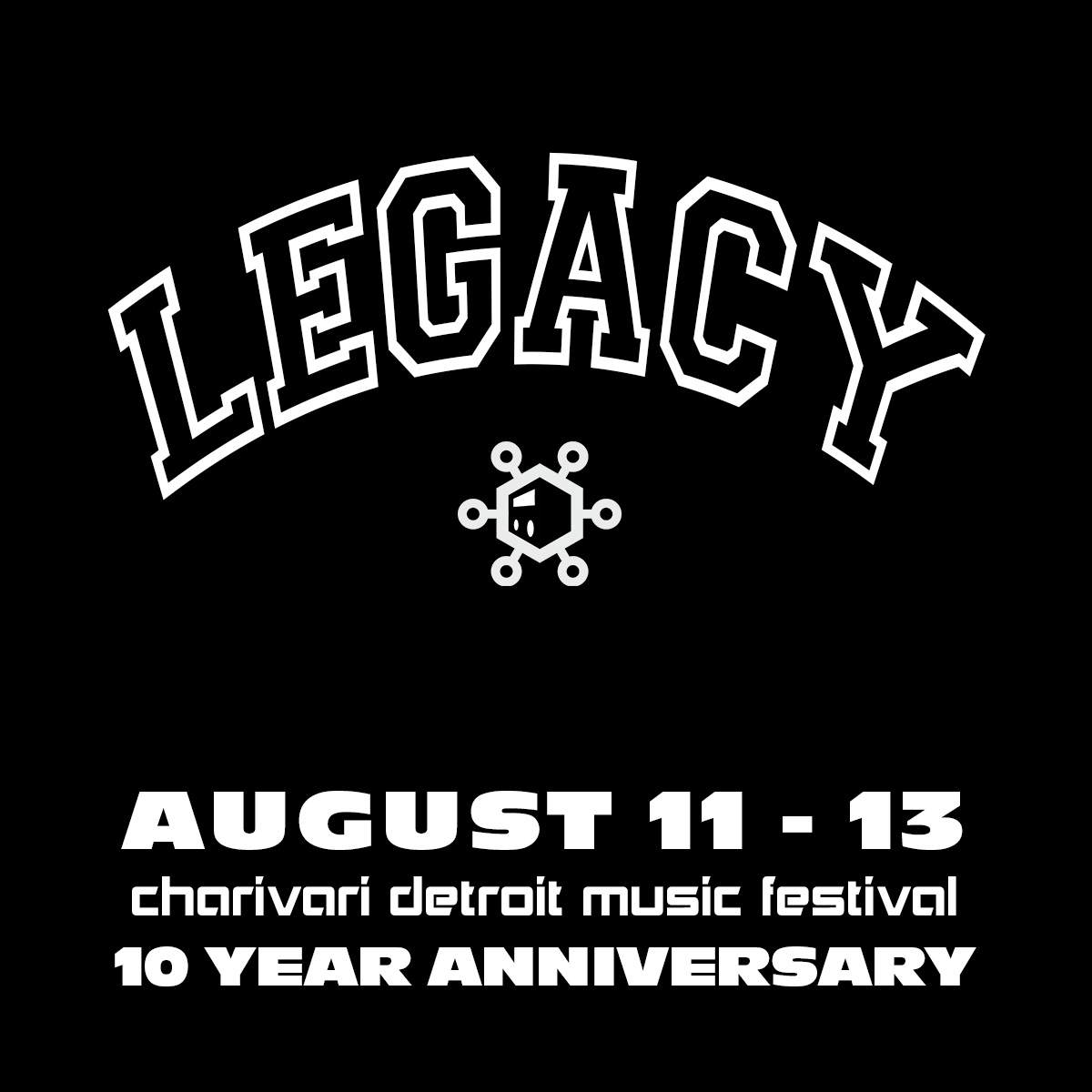 Charivari Detroit Music Festival 2023 • LEGACY - フライヤー表
