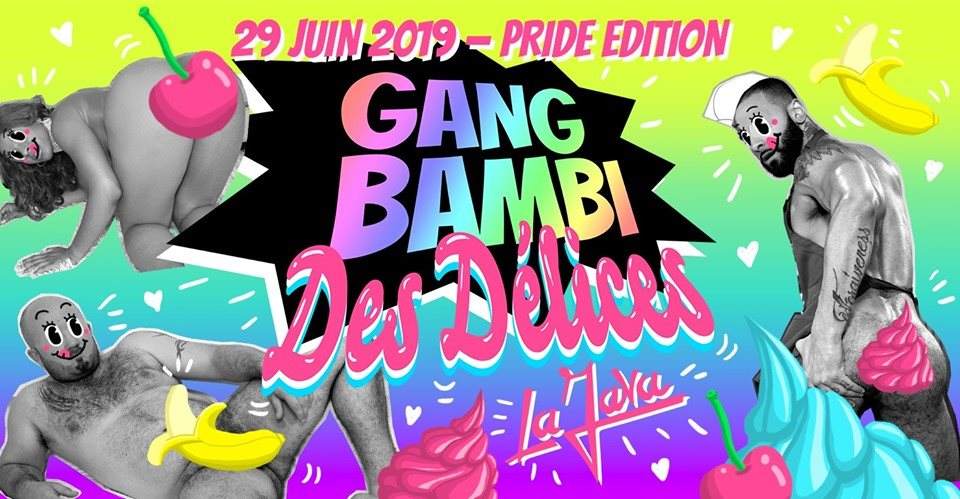 Gang Bambi des Délices - Pride Edition - フライヤー表