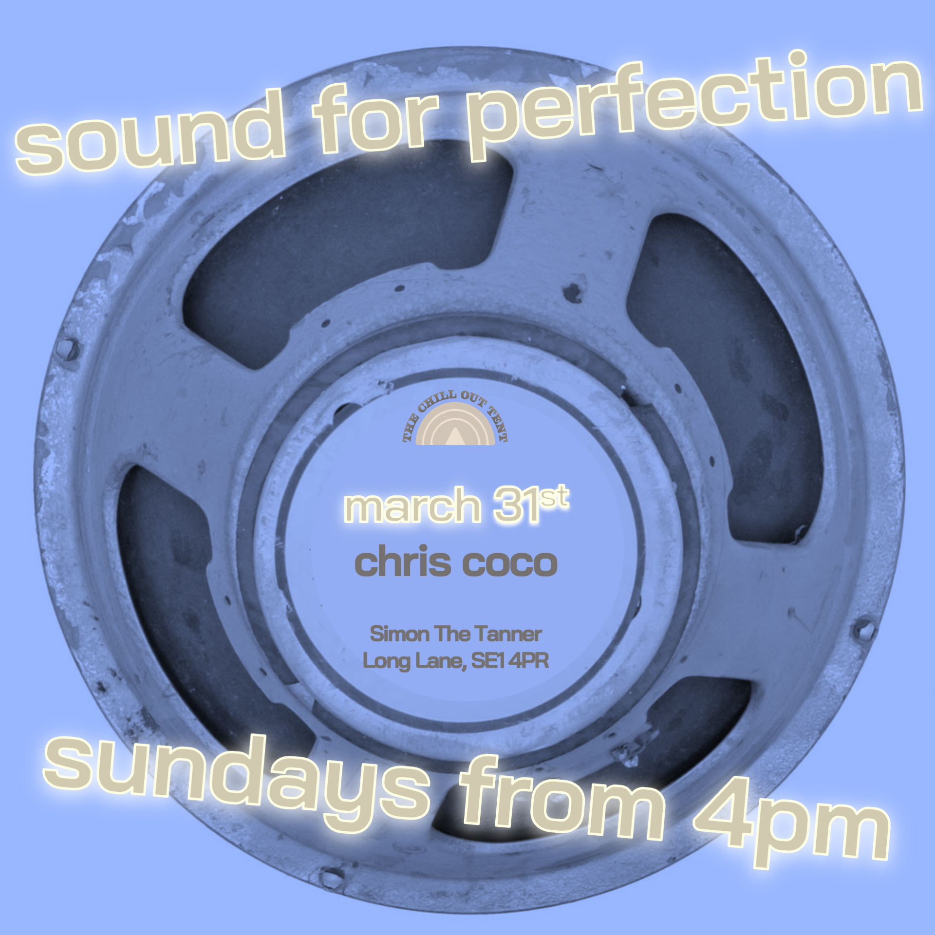 Sound for Perfection / Chris Coco LP Daydream Utopia launch / Easter Sunday special - Página frontal