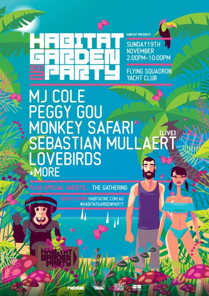 Habitat Garden Party: MJ Cole / Peggy Gou / Monkey Safari & More - Página trasera