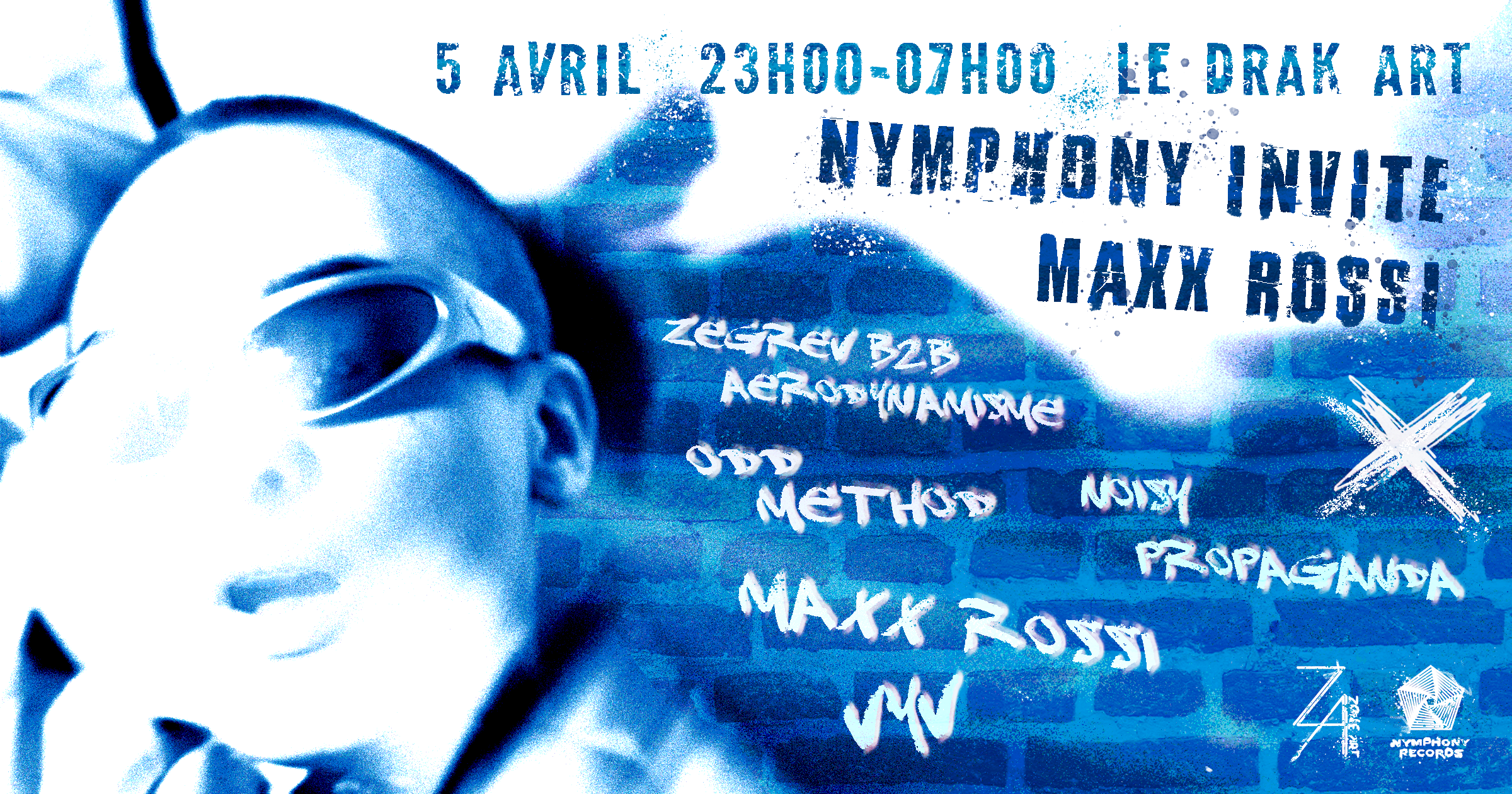 Nymphony Records invite Maxx Rossi - フライヤー表