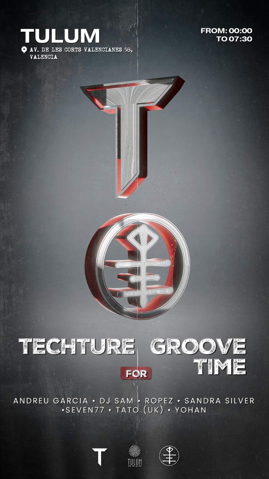 TechTure For Groove Time at TBA - Tulum , Valencia