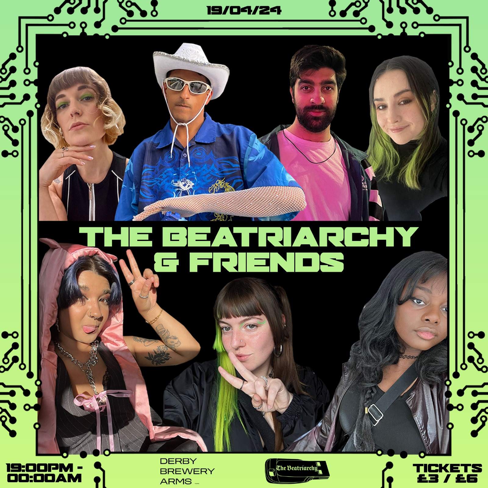 The Beatriarchy & Friends 002 - フライヤー表