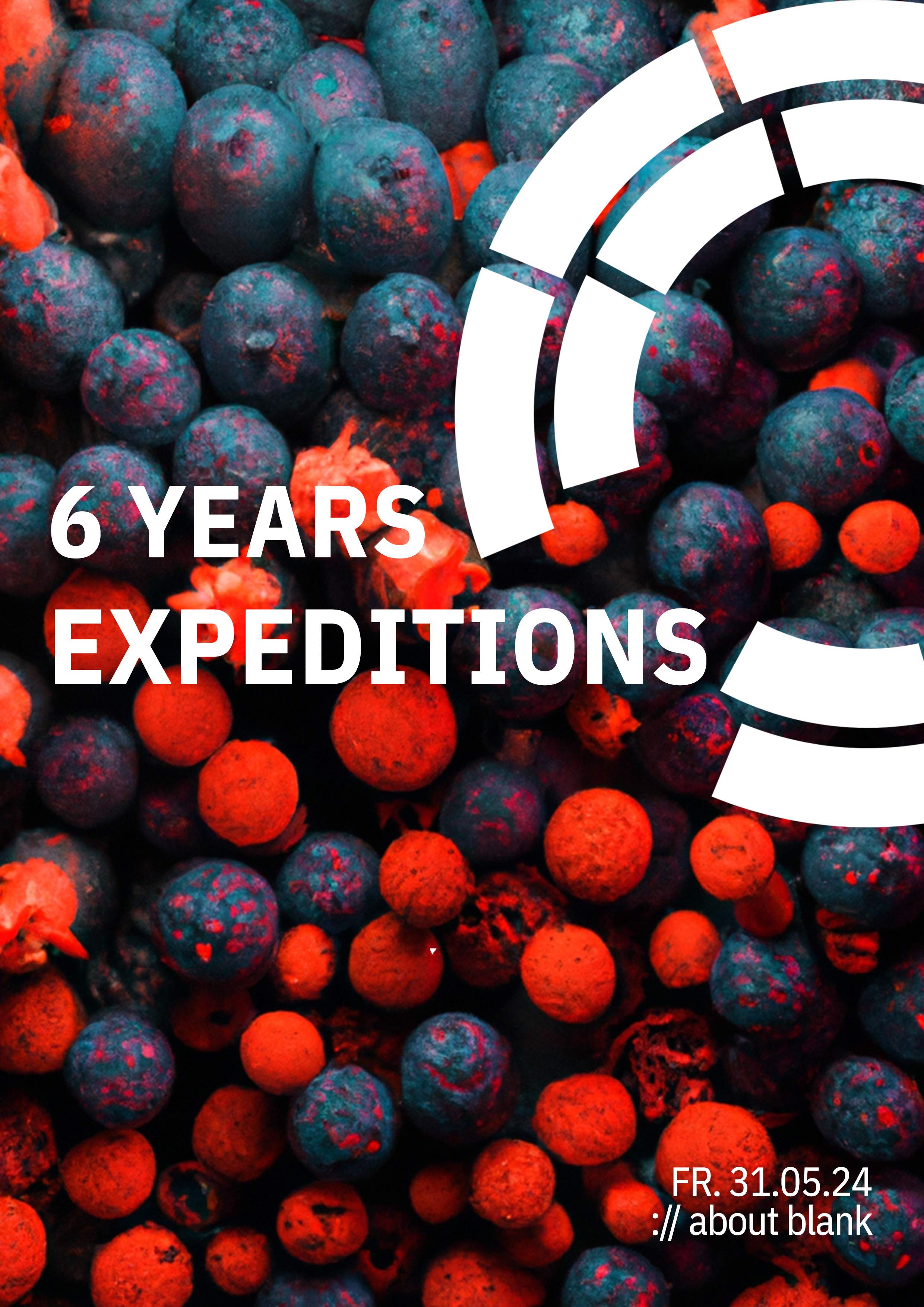 6 Years Expeditions - フライヤー表