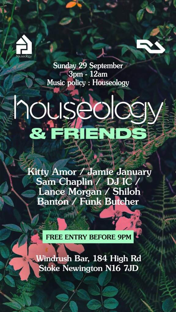 Houseology and Friends - フライヤー表