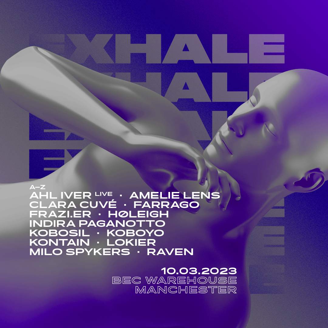 SOLD OUT: EXHALE Manchester - フライヤー表